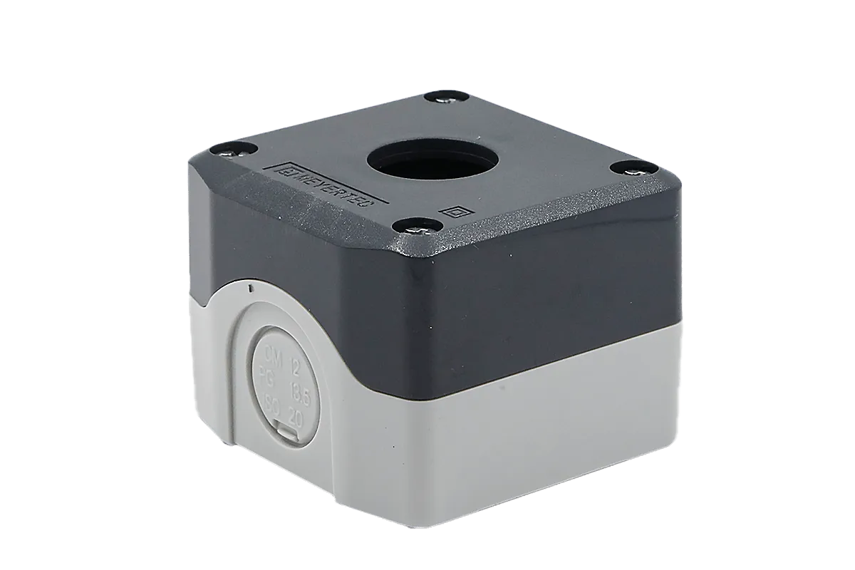 Корпус кнопочного поста, 1 место, серый, IP67